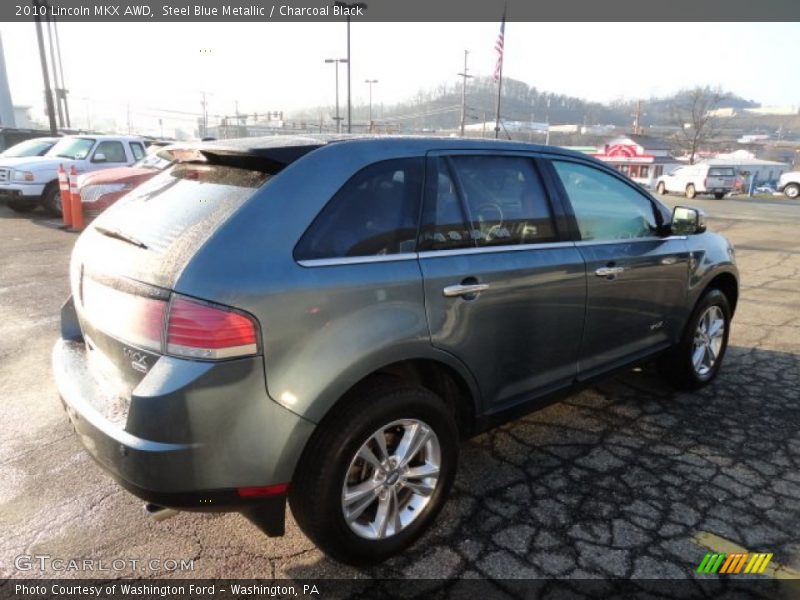 Steel Blue Metallic / Charcoal Black 2010 Lincoln MKX AWD
