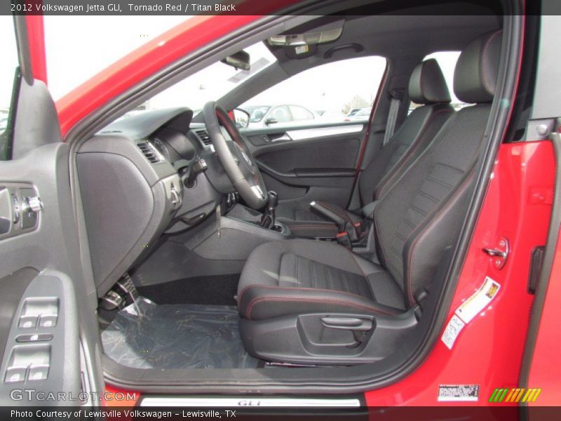 Tornado Red / Titan Black 2012 Volkswagen Jetta GLI