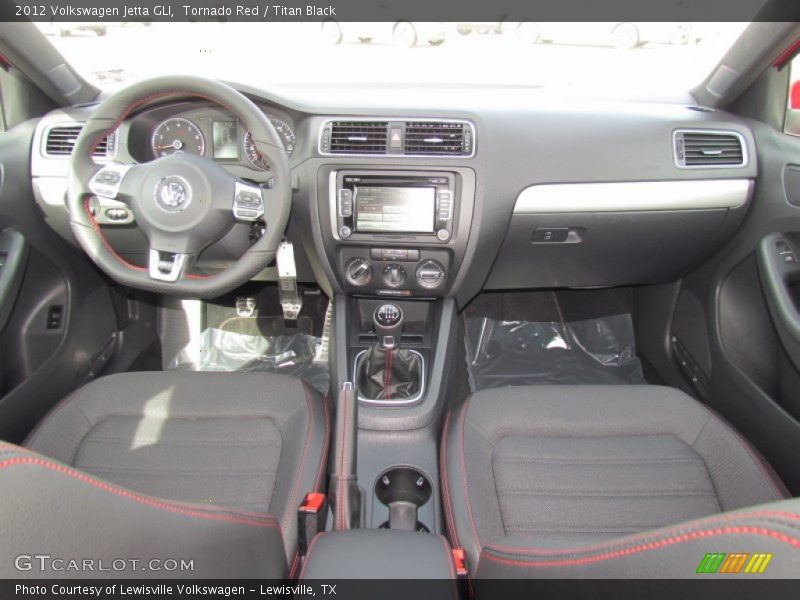 Tornado Red / Titan Black 2012 Volkswagen Jetta GLI