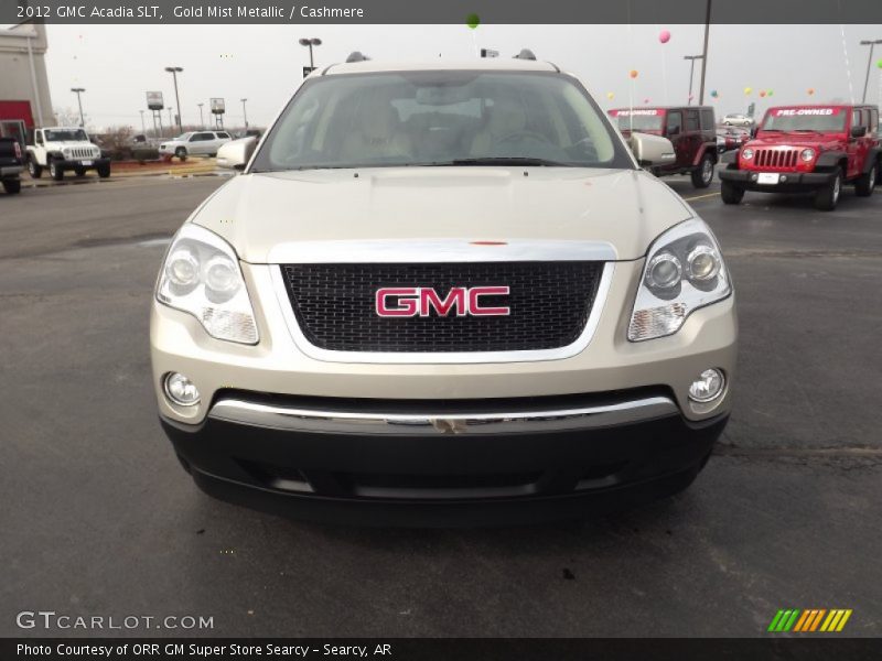 Gold Mist Metallic / Cashmere 2012 GMC Acadia SLT