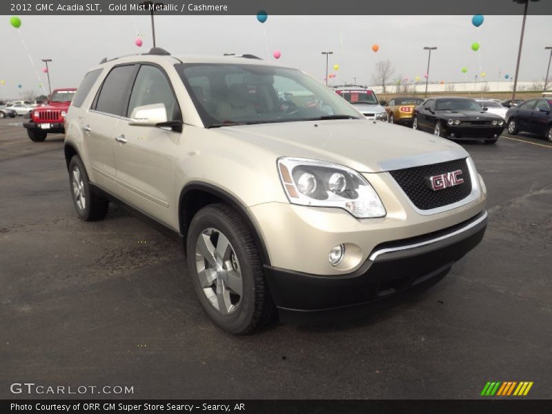 Gold Mist Metallic / Cashmere 2012 GMC Acadia SLT