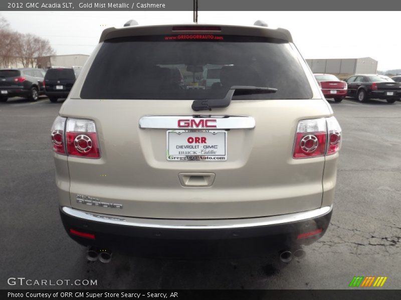 Gold Mist Metallic / Cashmere 2012 GMC Acadia SLT