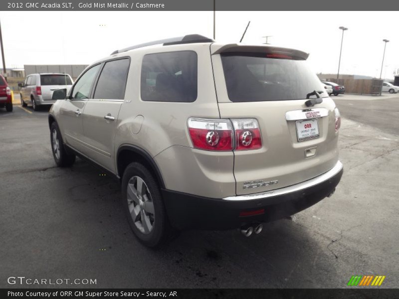 Gold Mist Metallic / Cashmere 2012 GMC Acadia SLT
