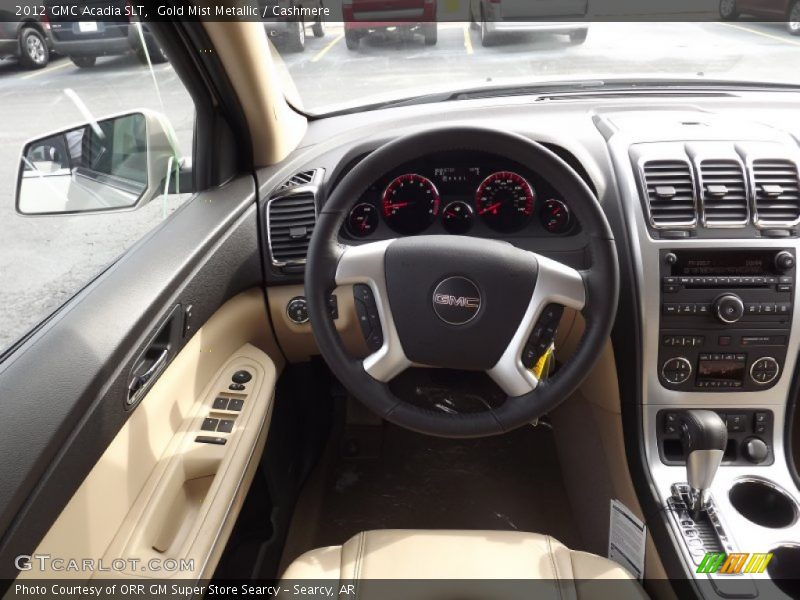 Gold Mist Metallic / Cashmere 2012 GMC Acadia SLT