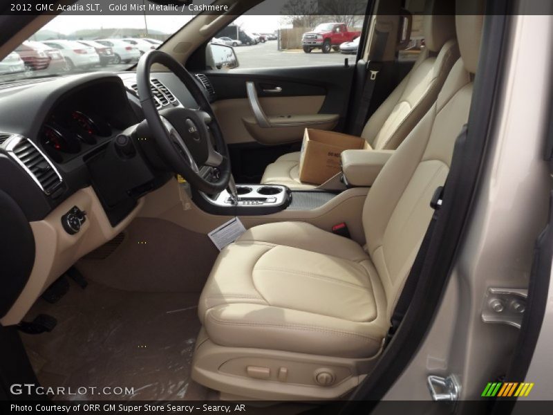 Gold Mist Metallic / Cashmere 2012 GMC Acadia SLT
