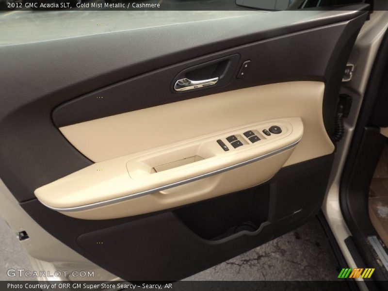 Gold Mist Metallic / Cashmere 2012 GMC Acadia SLT