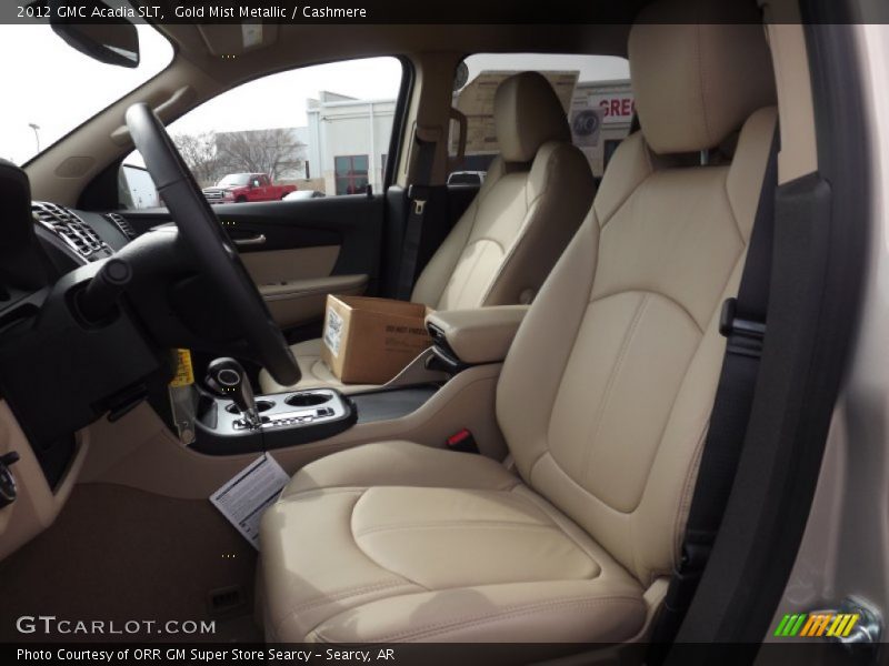 Gold Mist Metallic / Cashmere 2012 GMC Acadia SLT