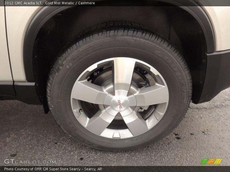 Gold Mist Metallic / Cashmere 2012 GMC Acadia SLT