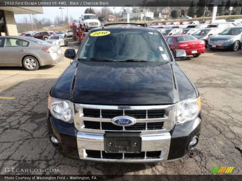 Black / Charcoal Black 2010 Ford Escape Limited V6 4WD