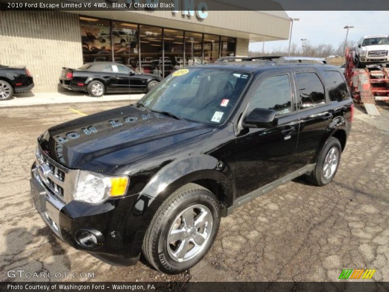 Black / Charcoal Black 2010 Ford Escape Limited V6 4WD