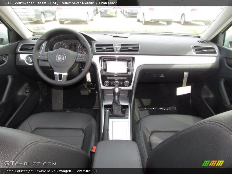 Reflex Silver Metallic / Titan Black 2012 Volkswagen Passat V6 SE