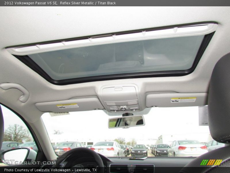 Reflex Silver Metallic / Titan Black 2012 Volkswagen Passat V6 SE