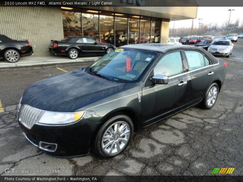 Atlantis Green Metallic / Light Camel 2010 Lincoln MKZ FWD