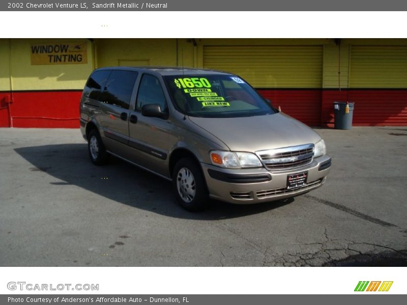 Sandrift Metallic / Neutral 2002 Chevrolet Venture LS
