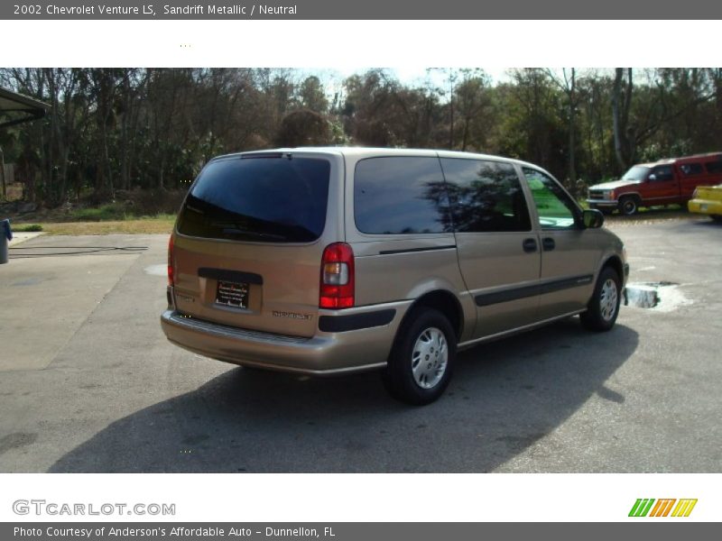 Sandrift Metallic / Neutral 2002 Chevrolet Venture LS