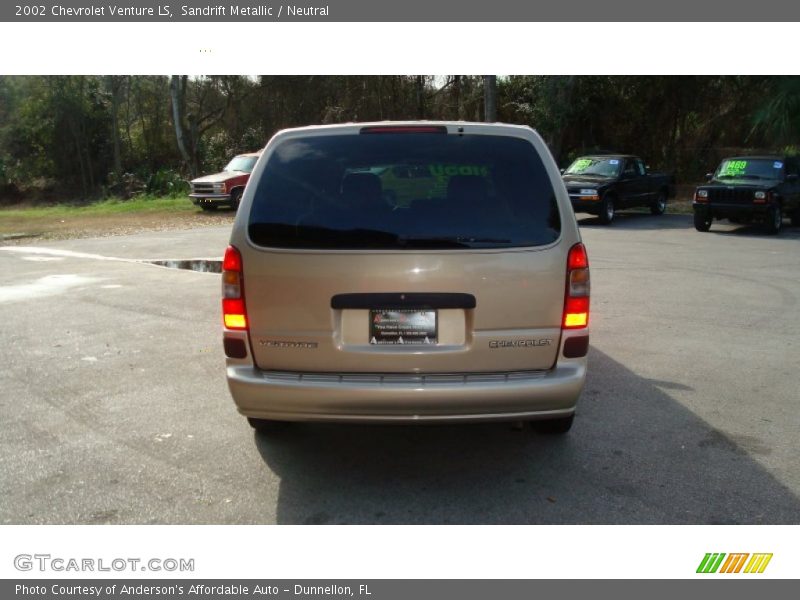 Sandrift Metallic / Neutral 2002 Chevrolet Venture LS