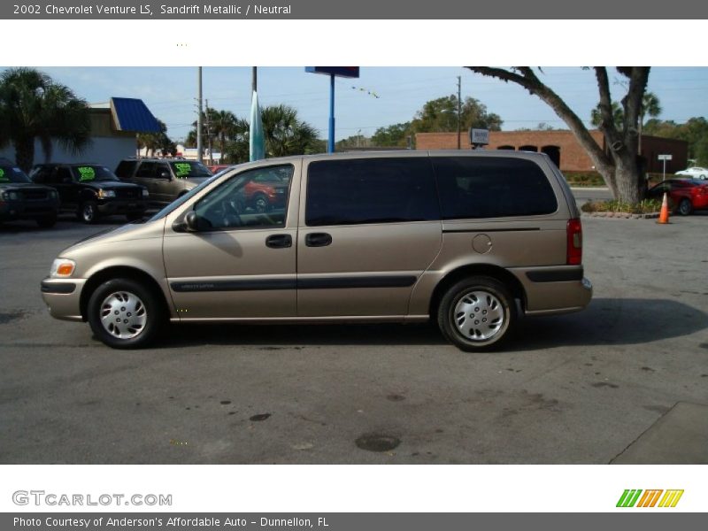Sandrift Metallic / Neutral 2002 Chevrolet Venture LS