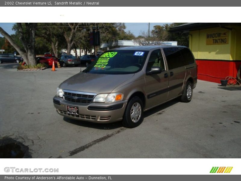 Sandrift Metallic / Neutral 2002 Chevrolet Venture LS