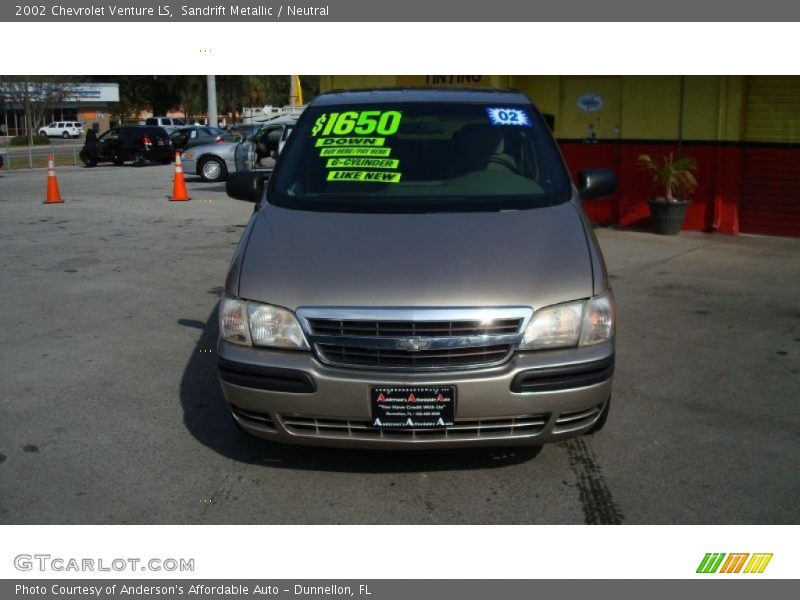 Sandrift Metallic / Neutral 2002 Chevrolet Venture LS