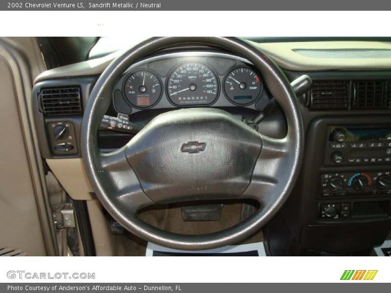 Sandrift Metallic / Neutral 2002 Chevrolet Venture LS