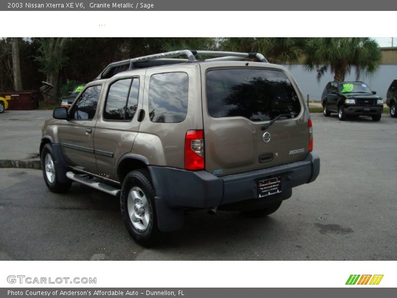 Granite Metallic / Sage 2003 Nissan Xterra XE V6