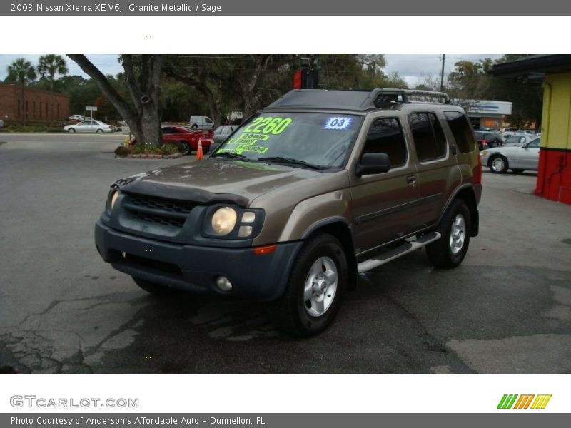 Granite Metallic / Sage 2003 Nissan Xterra XE V6