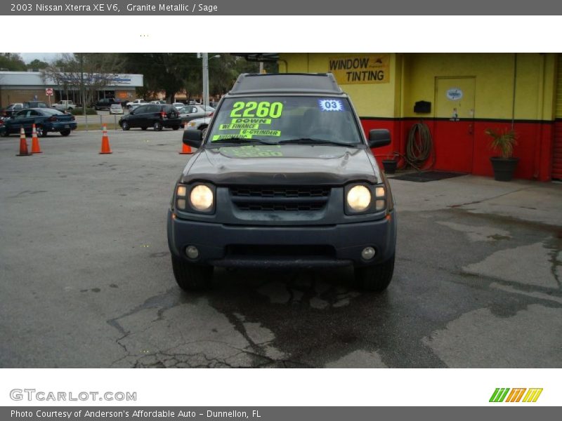 Granite Metallic / Sage 2003 Nissan Xterra XE V6