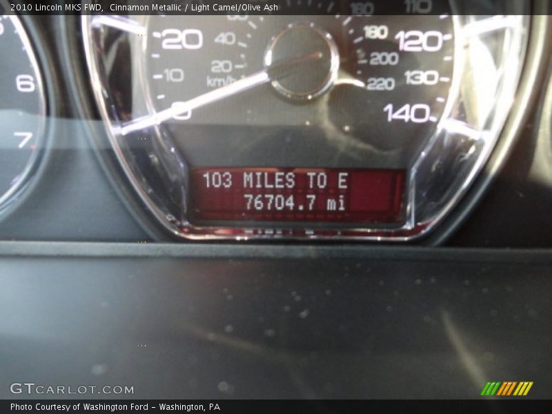 Cinnamon Metallic / Light Camel/Olive Ash 2010 Lincoln MKS FWD
