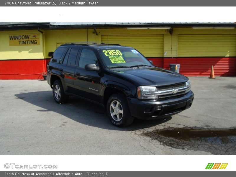 Black / Medium Pewter 2004 Chevrolet TrailBlazer LS