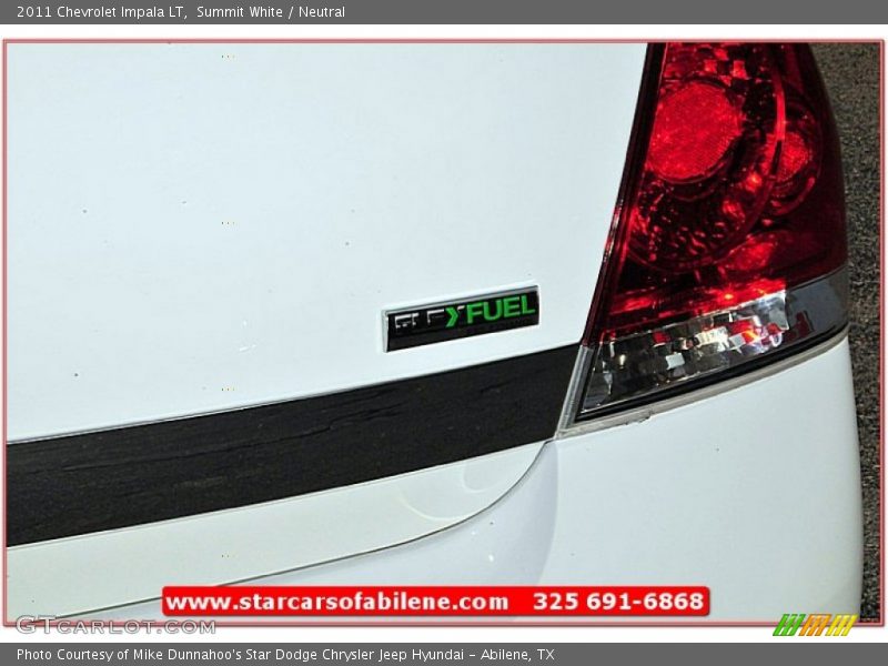Summit White / Neutral 2011 Chevrolet Impala LT