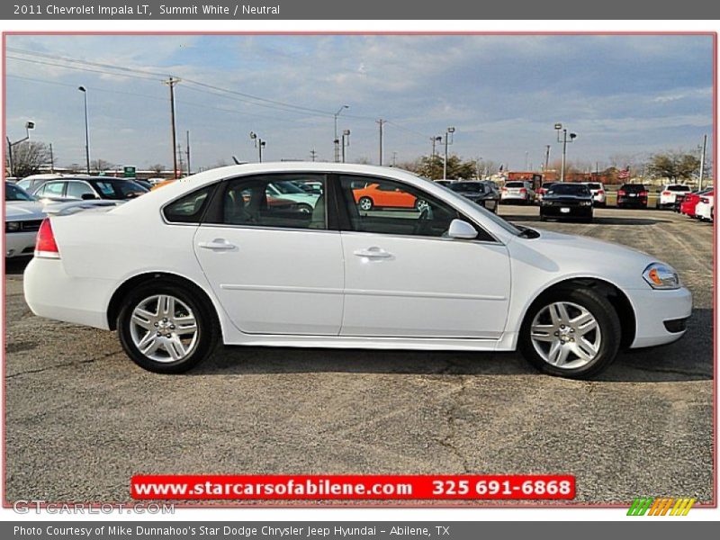 Summit White / Neutral 2011 Chevrolet Impala LT