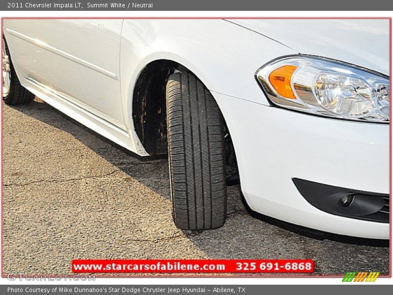 Summit White / Neutral 2011 Chevrolet Impala LT