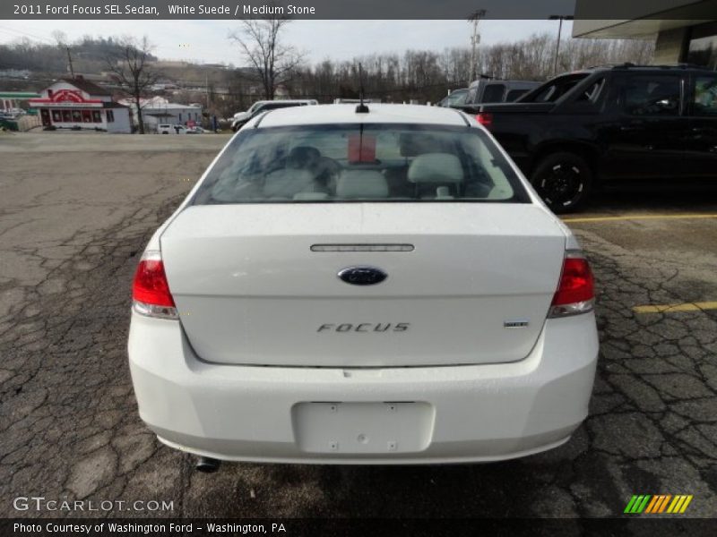 White Suede / Medium Stone 2011 Ford Focus SEL Sedan