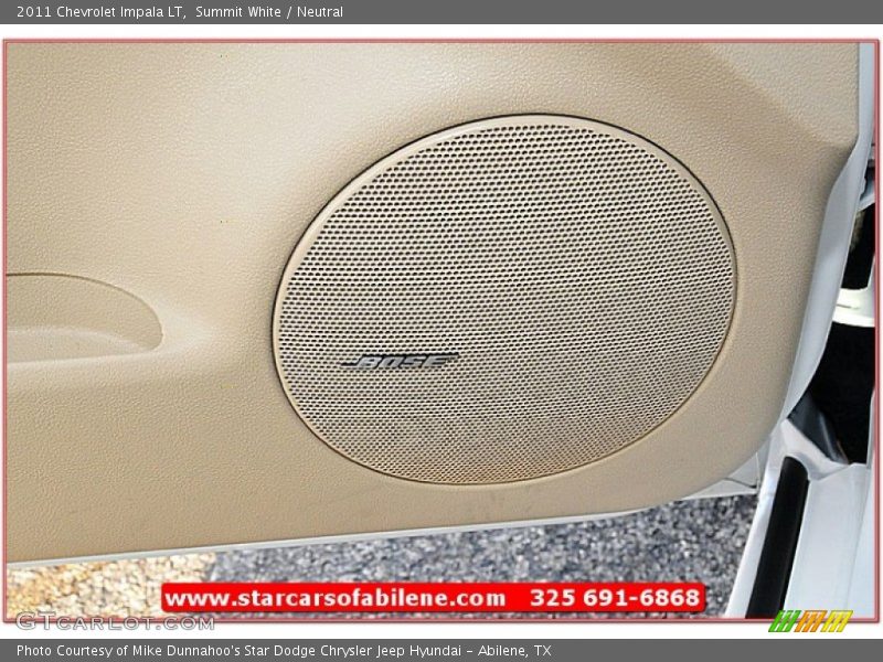 Summit White / Neutral 2011 Chevrolet Impala LT