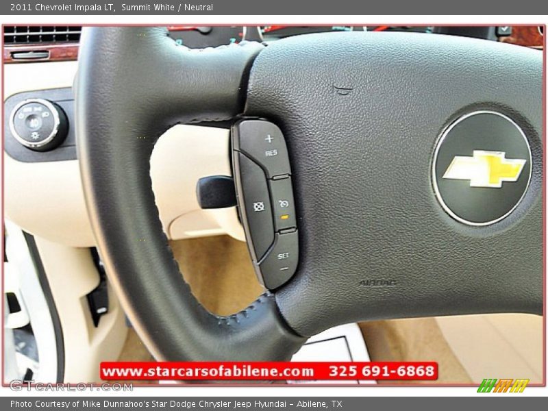 Summit White / Neutral 2011 Chevrolet Impala LT