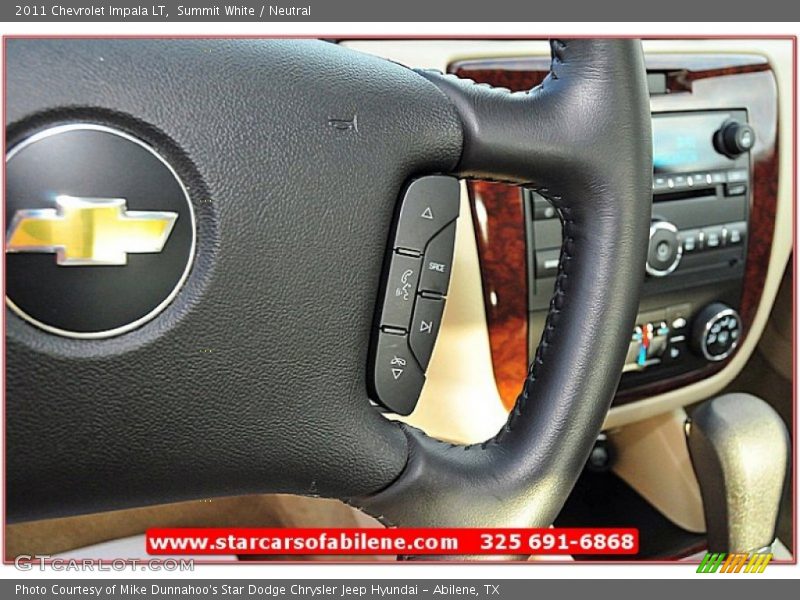 Summit White / Neutral 2011 Chevrolet Impala LT