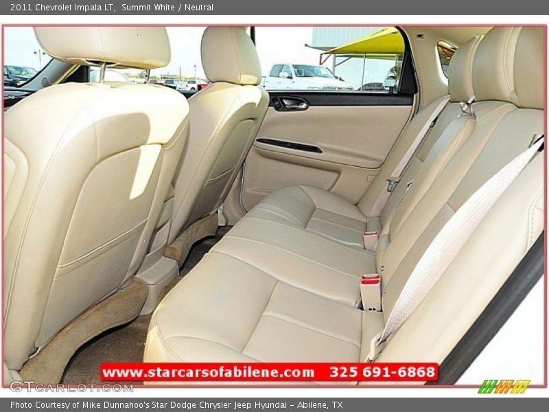 Summit White / Neutral 2011 Chevrolet Impala LT