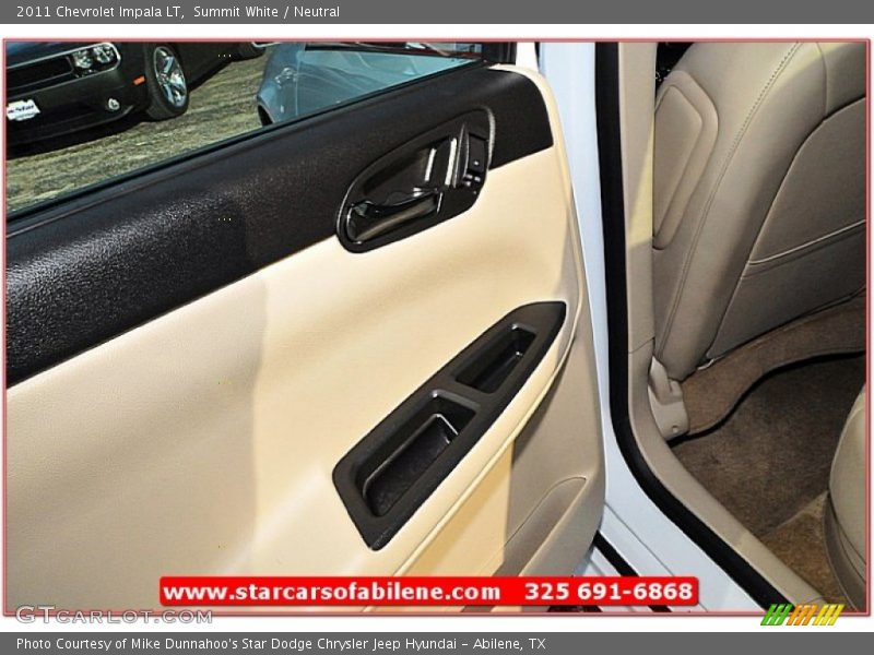 Summit White / Neutral 2011 Chevrolet Impala LT