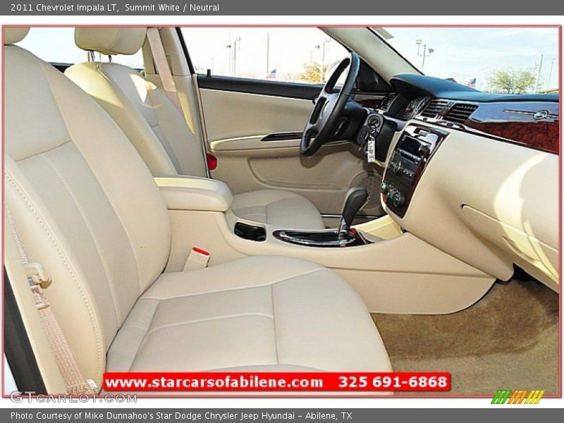 Summit White / Neutral 2011 Chevrolet Impala LT