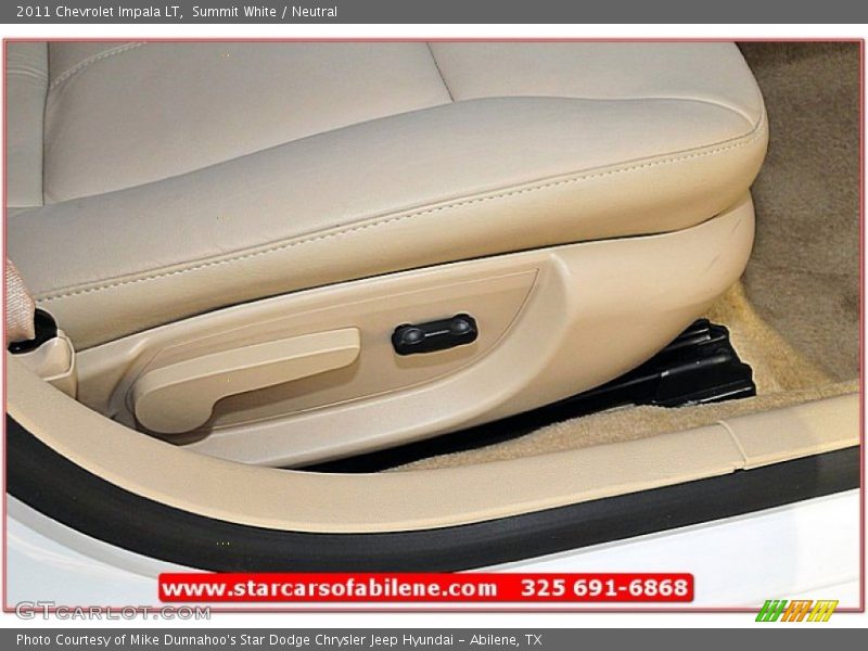 Summit White / Neutral 2011 Chevrolet Impala LT