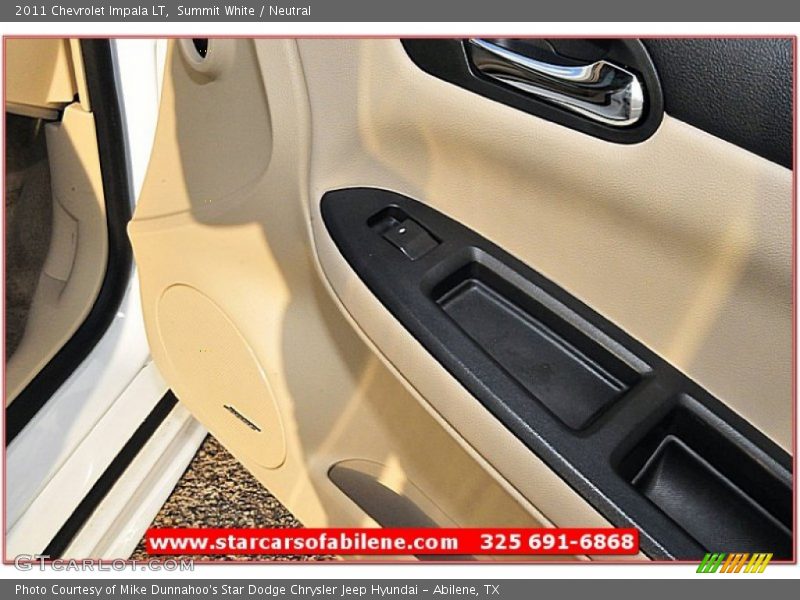 Summit White / Neutral 2011 Chevrolet Impala LT