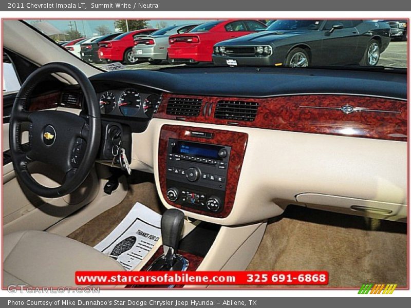 Summit White / Neutral 2011 Chevrolet Impala LT