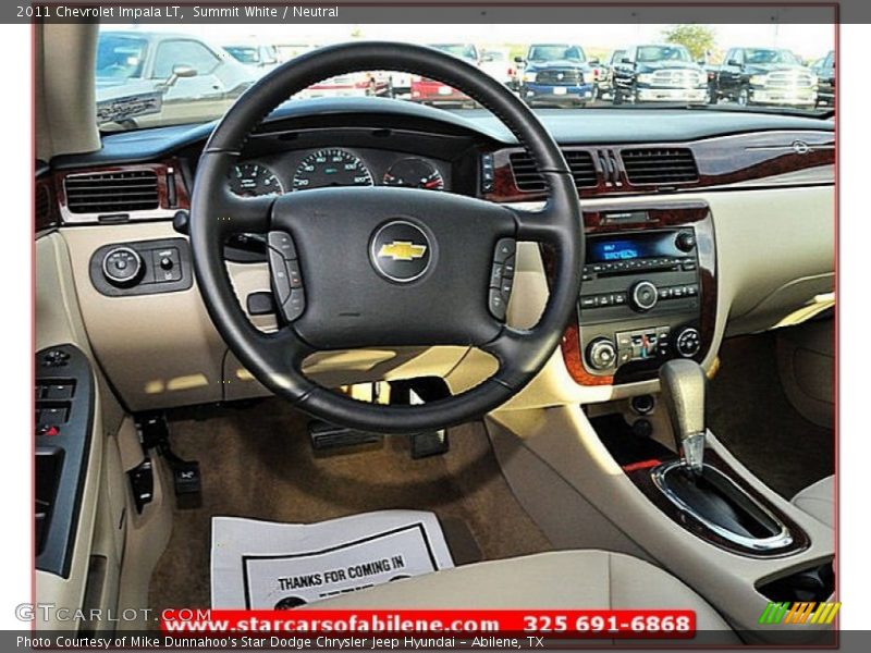 Summit White / Neutral 2011 Chevrolet Impala LT