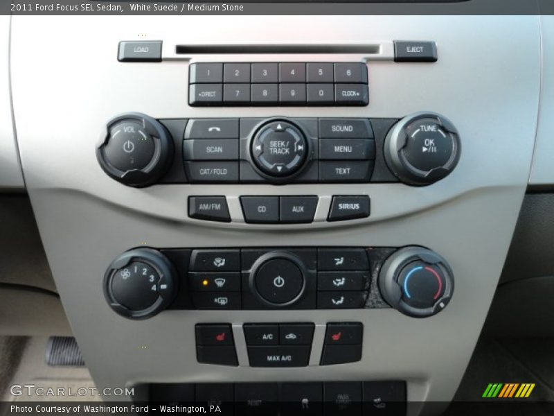 White Suede / Medium Stone 2011 Ford Focus SEL Sedan