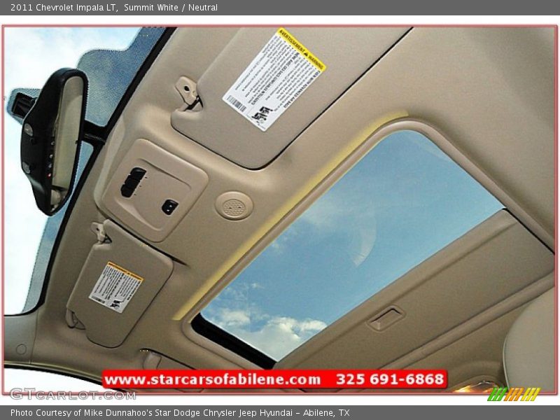 Summit White / Neutral 2011 Chevrolet Impala LT