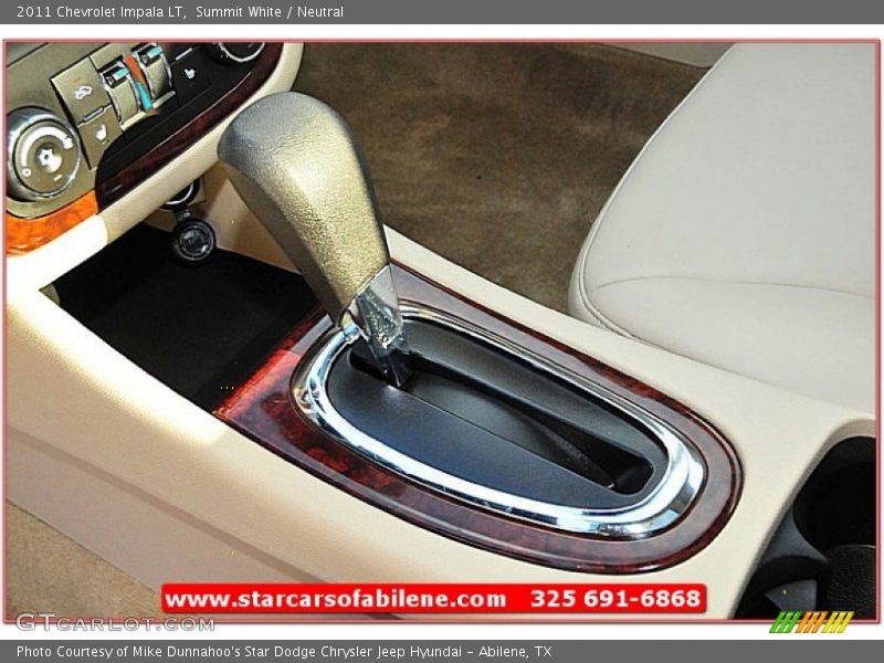 Summit White / Neutral 2011 Chevrolet Impala LT