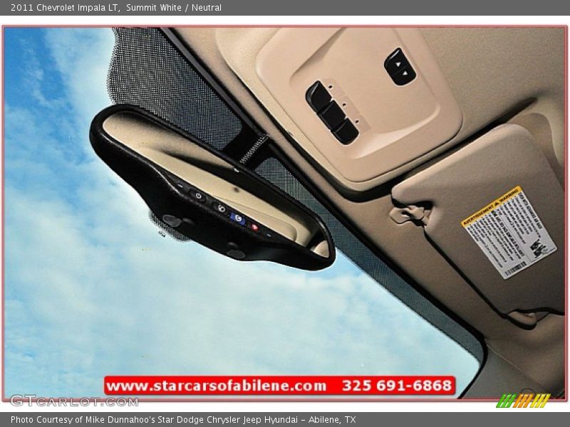 Summit White / Neutral 2011 Chevrolet Impala LT