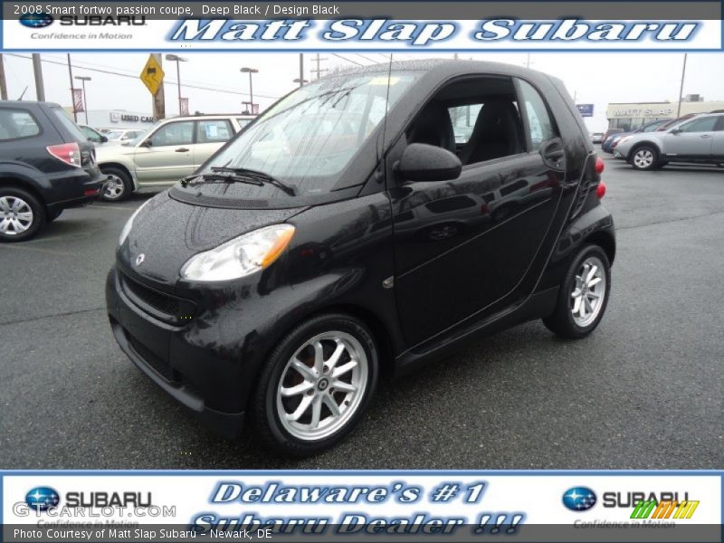 Deep Black / Design Black 2008 Smart fortwo passion coupe