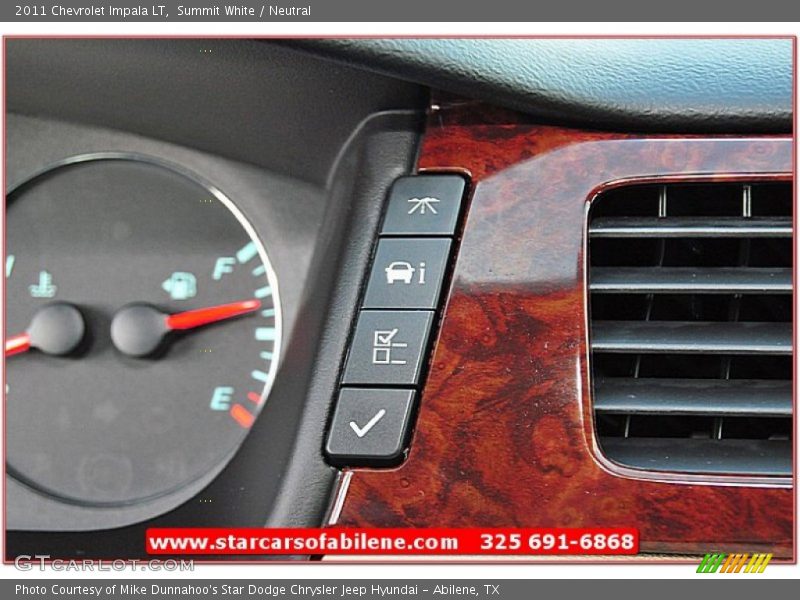 Summit White / Neutral 2011 Chevrolet Impala LT