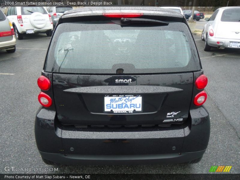 Deep Black / Design Black 2008 Smart fortwo passion coupe